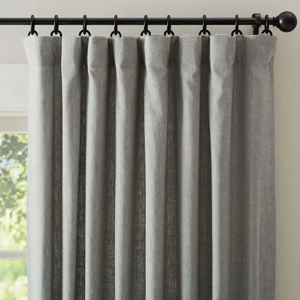 Pottery Barn Emery Curtain Window Panel Linen Light Filtering 100
